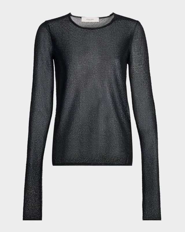 Nella Journey Slim Semi-Sheer Top